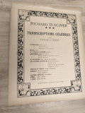 Ancien livre partitions Wagner violon piano, Transcriptions célèbres, déco vinta
