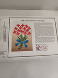 Feuillet CEF 125e anniversaire Croix-Rouge timbre France philatélie