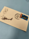 Enveloppe FDC Premier Jour Montauban Hélicoptère Timbre Illustré
