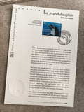 Notice philatélique Premier Jour Le grand dauphin timbre 0,46€ France 2002