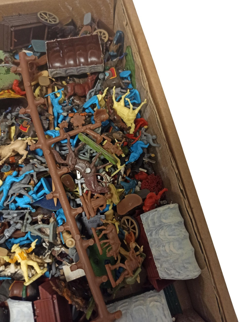 Lot figurines et accessoires Kibri Preiser HO vintage, personnages trains ancien