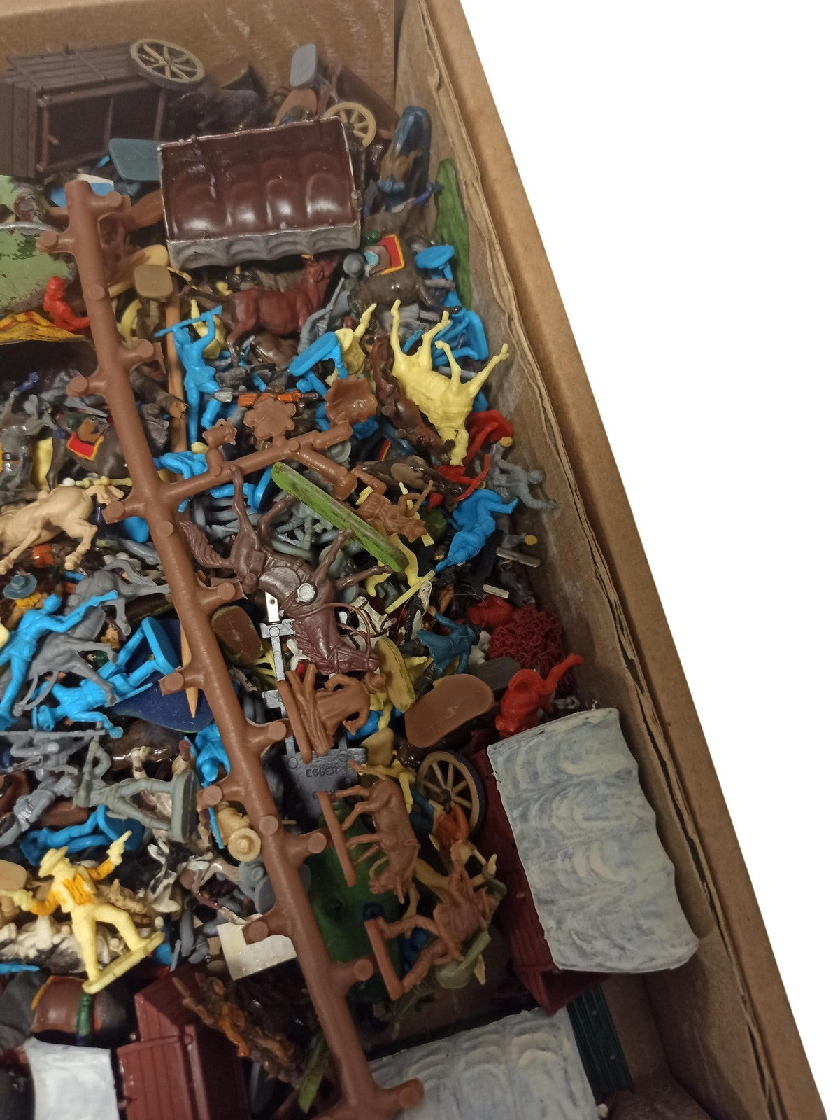 Lot figurines et accessoires Kibri Preiser HO vintage, personnages trains ancien