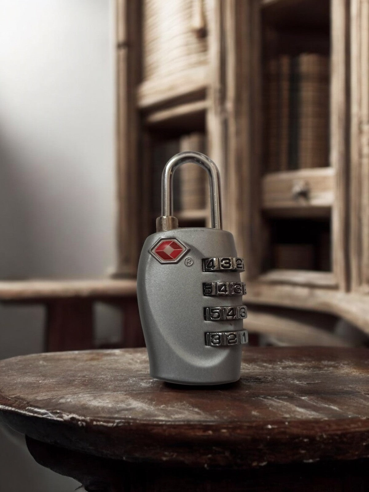 Cadenas à combinaison THIRARD argenté vintage sécurité, serrure TSA rétro