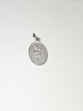 Ancien pendentif religieux catholique vintage en métal, objet de piété collectio