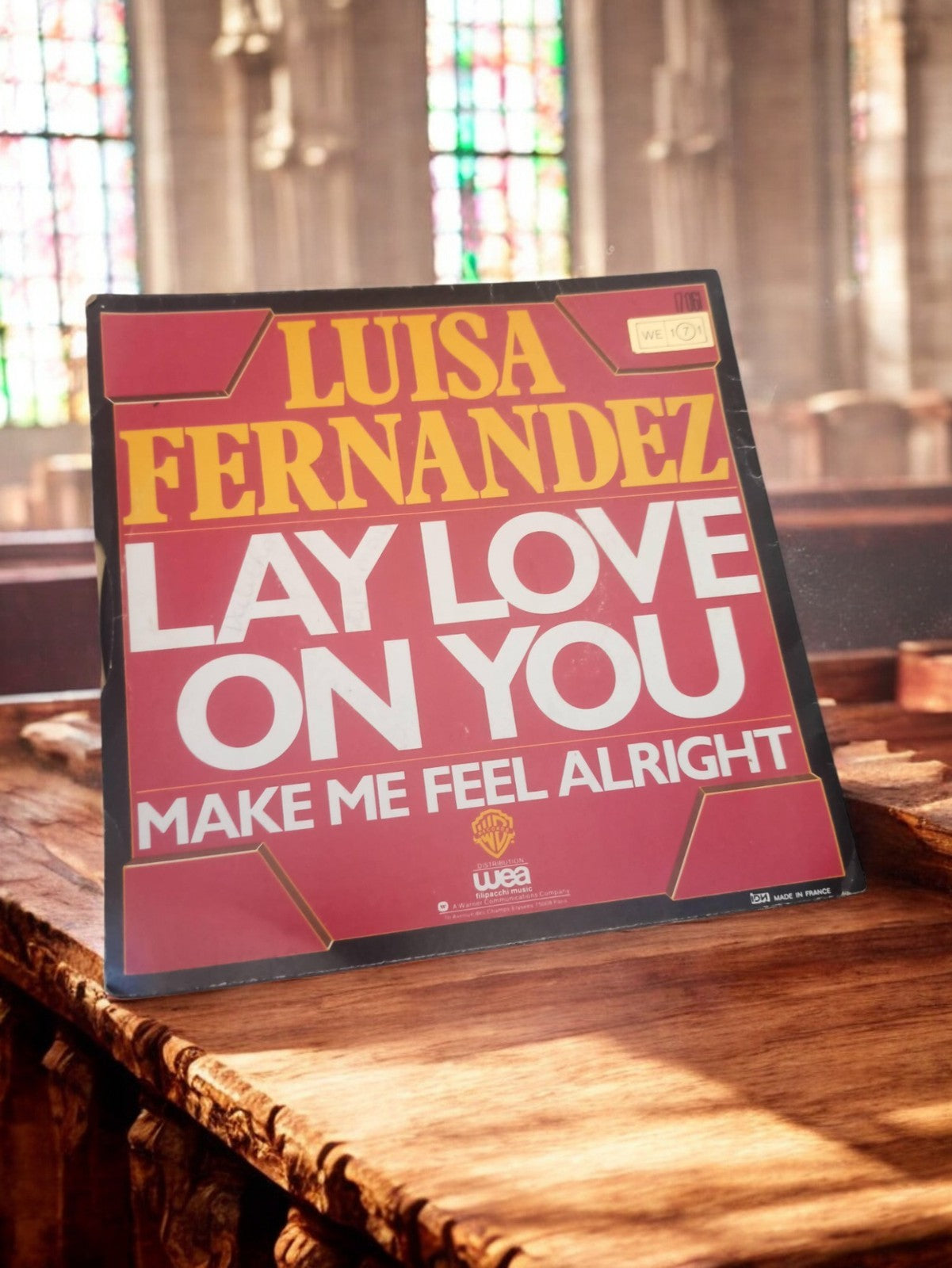 Vinyle 45 tours Luisa Fernandez Lay Love On You vintage WEA France