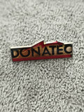 Pin's vintage DONATEC logo émaillé, badge publicitaire années 80-90 (Ref 5)