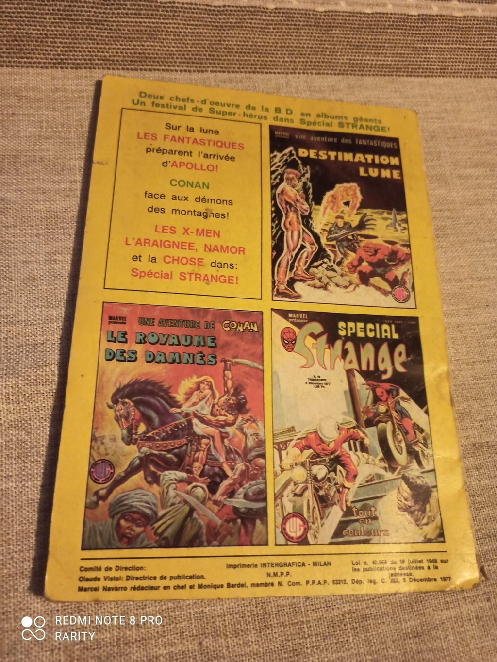 Comics Strange n°96 Marvel 1977 vintage, Iron Man, édition française couleur
