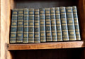Œuvres complètes Voltaire 12 tomes cuir noir doré 1838 reliure Pantheon Littérai