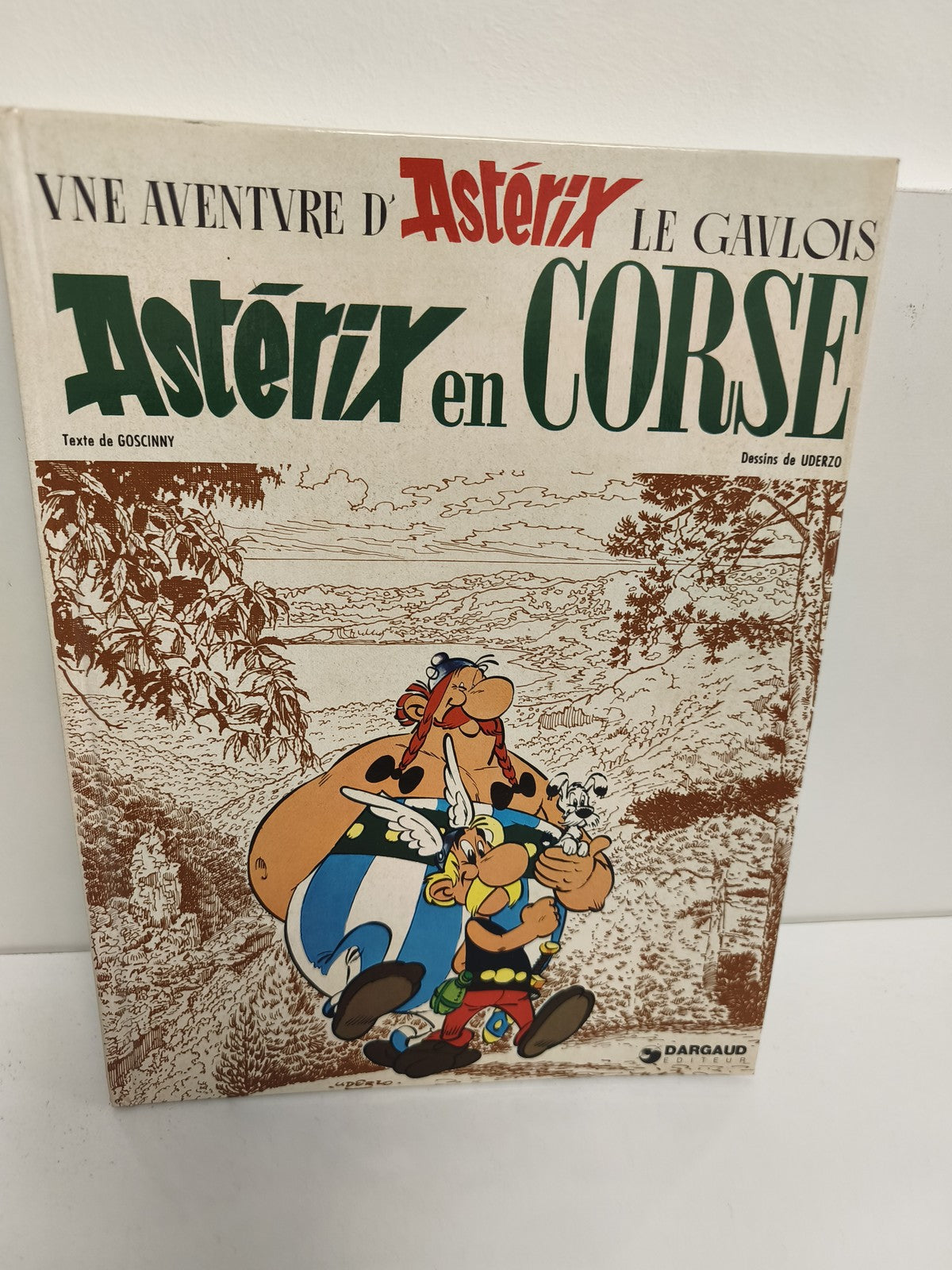 Vintage retro rare Asterix in Corsica comic book, 1978 edition