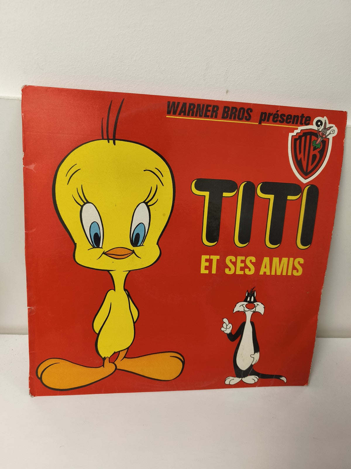 Vinyle 33 tours ancien Titi et ses amis disque rétro collection enfants vintage