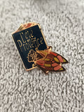 Pin's vintage L'été en Provence cigale émaillé bleu doré badge rétro (Ref 5)