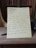 Lettre manuscrite 1940 médecin militaire Guerre 39-45 vintage papier ancien