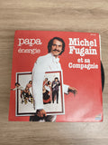 Michel Fugain et sa Compagnie 45T papa énergie pochette rouge visuel groupe
