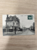 Ancienne carte postale Houlgate Avenue de la Mer animée timbrée vintage