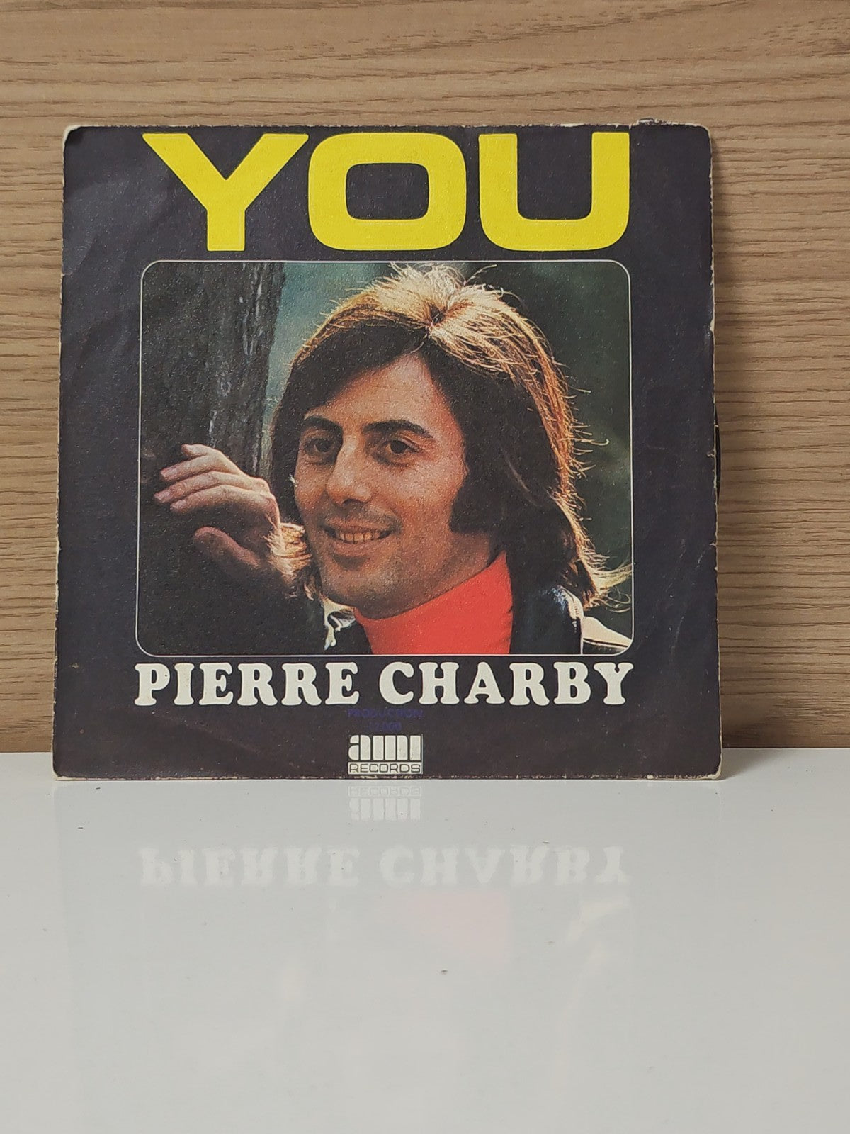 Vinyle 45 tours ancien Pierre Charby rétro vintage disque collection musique