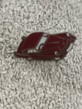 Pin's voiture ancienne émaillée rouge vintage, auto rétro (Ref 11)