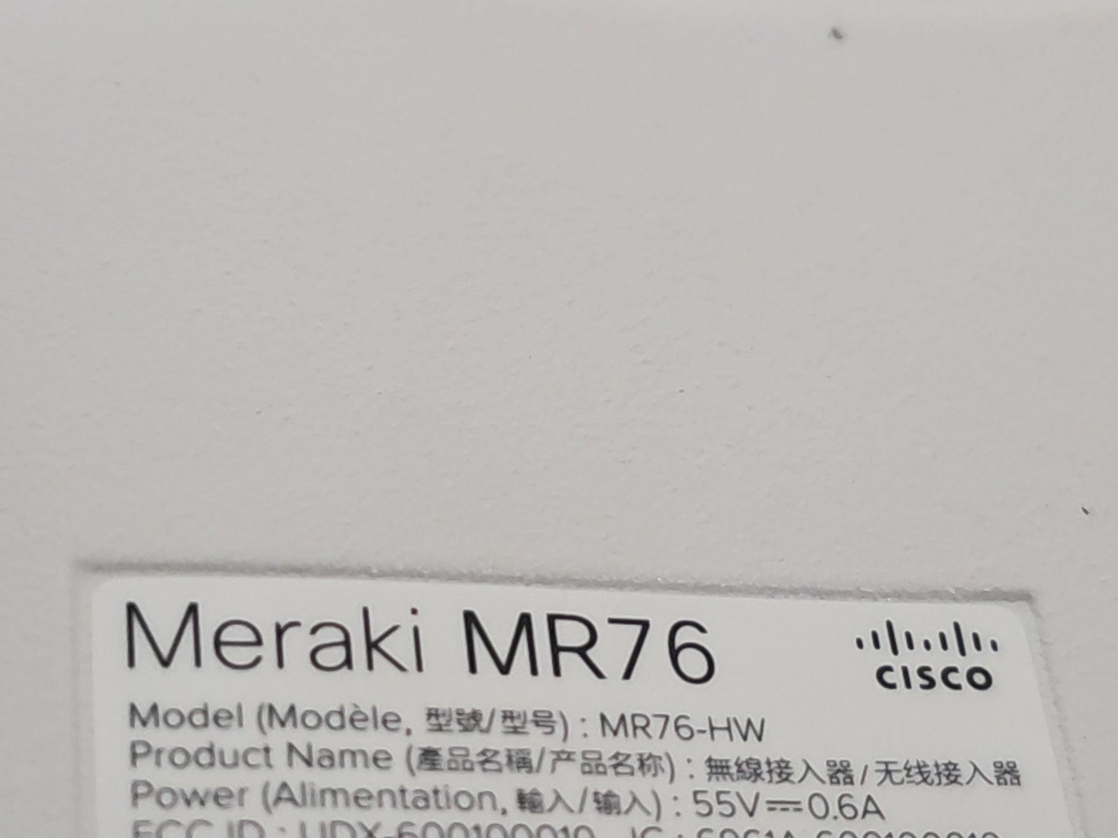 Point d'accès Wi-Fi Meraki MR46E-HW neuf