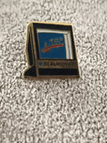 Pin's vintage BLAUPUNKT ALTO logo vitrine bleu noir émaillé rétro (Ref 7)