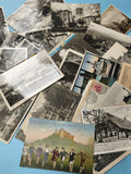 Lot cartes postales anciennes CPA divers lieux, noir et blanc & couleurs vintage