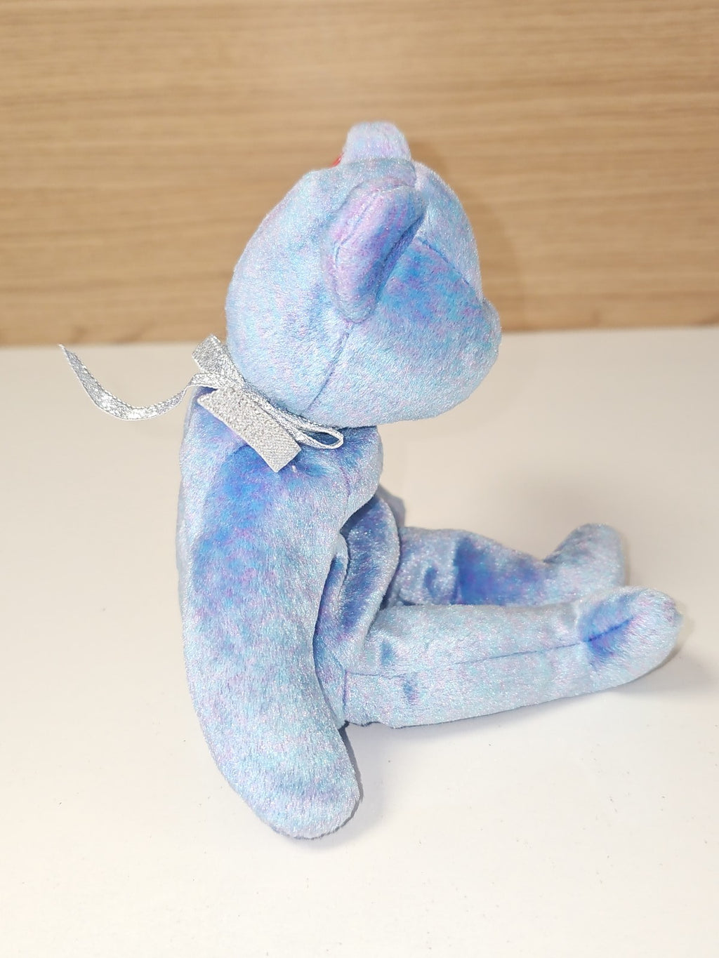 TY Beanie Baby Clubby II ours en peluche bleu doux peluche authentique d'occasio