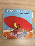 Vinyle 45 tours Tony Pacino Come Prima pochette plage dessinée MM Records
