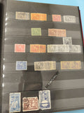 Lot anciens timbres oblitérés Portugal collection philatélie divers motifs coule