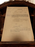 Document arrêté préfectoral ancien Marseille Bouches-du-Rhône 1931 vintage