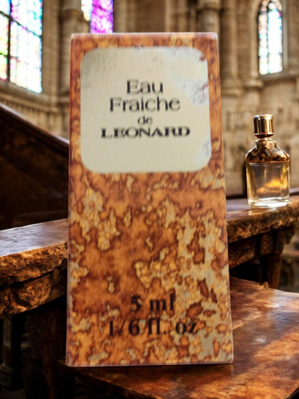 Miniature parfum Eau Fraîche Léonard 5ml flacon + boîte d’origine