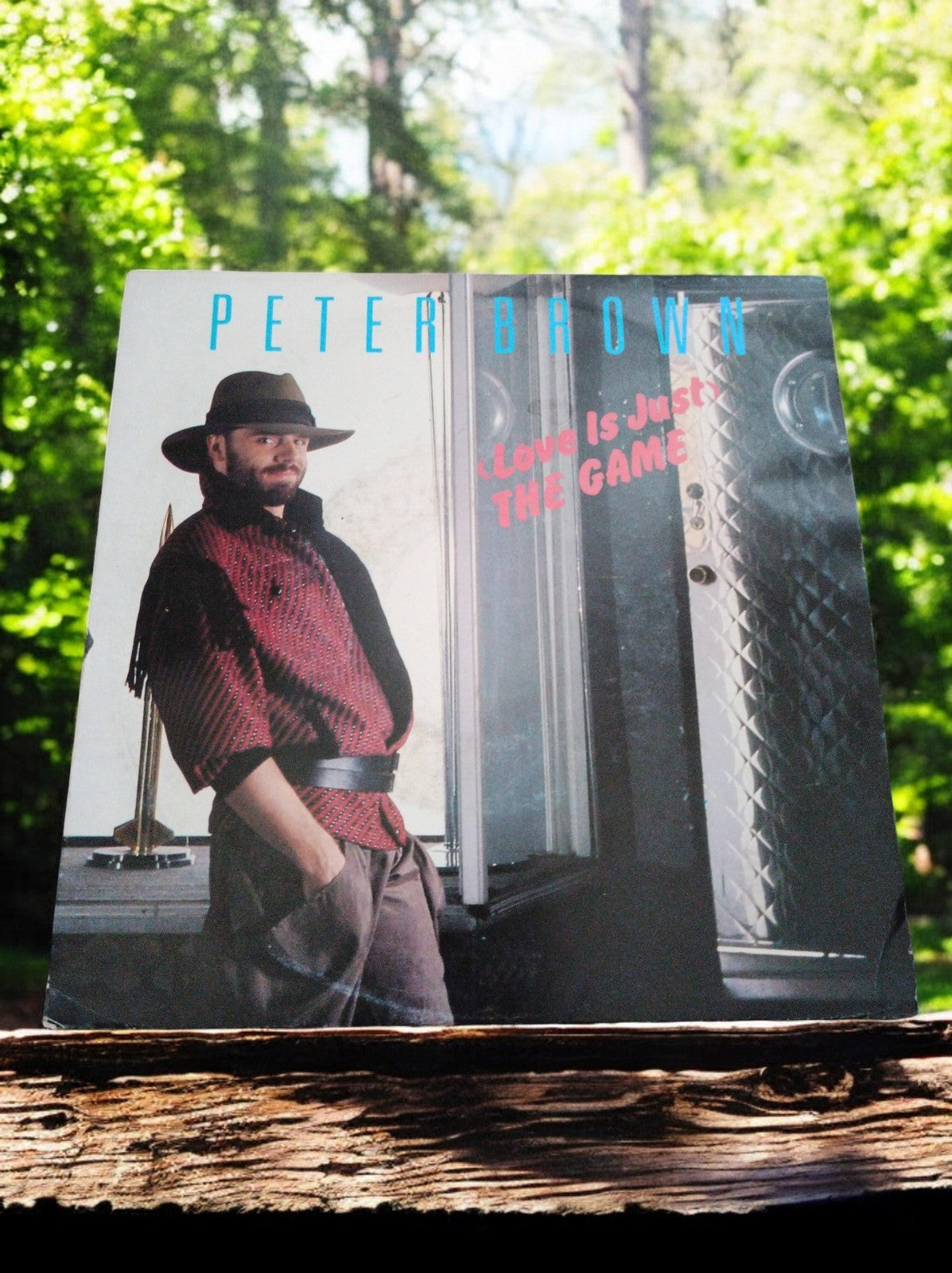 Vinyle 45 tours Peter Brown Love Is Just The Game vintage années 80