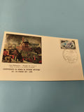 Enveloppe FDC Championnats Monde Patinage Lyon 1971 Timbre Premier Jour