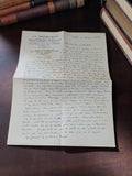 Lettre manuscrite 1943 guerre France à sa femme papier entête assurance Paris