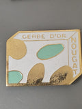 Pin's rétro ancien Gerbe d'Or nougat, badge collection vintage original France