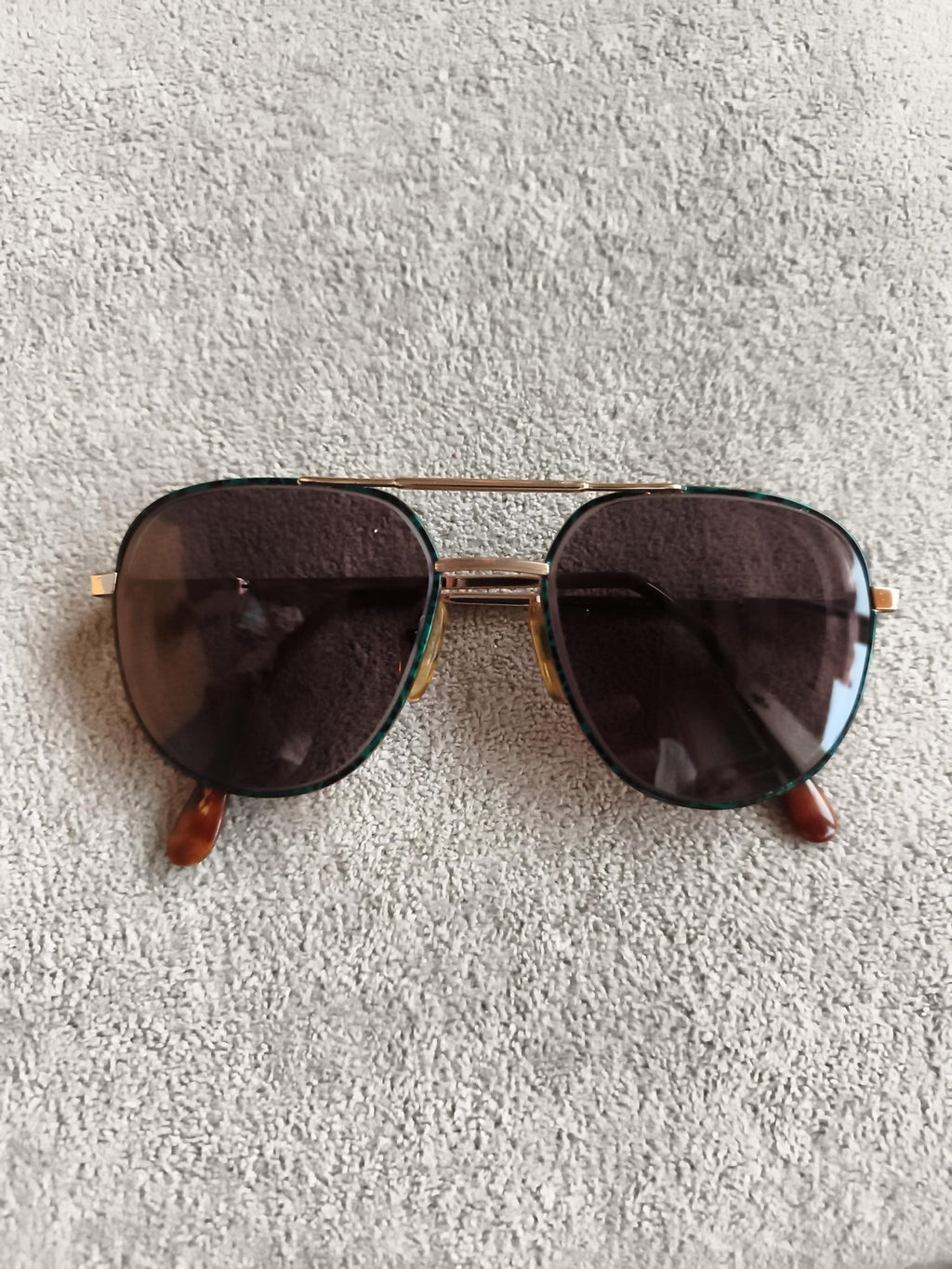 Lunettes de vue vintage Anthony, monture aviateur, double pont, ancien