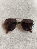 Lunettes de vue vintage Anthony, monture aviateur, double pont, ancien