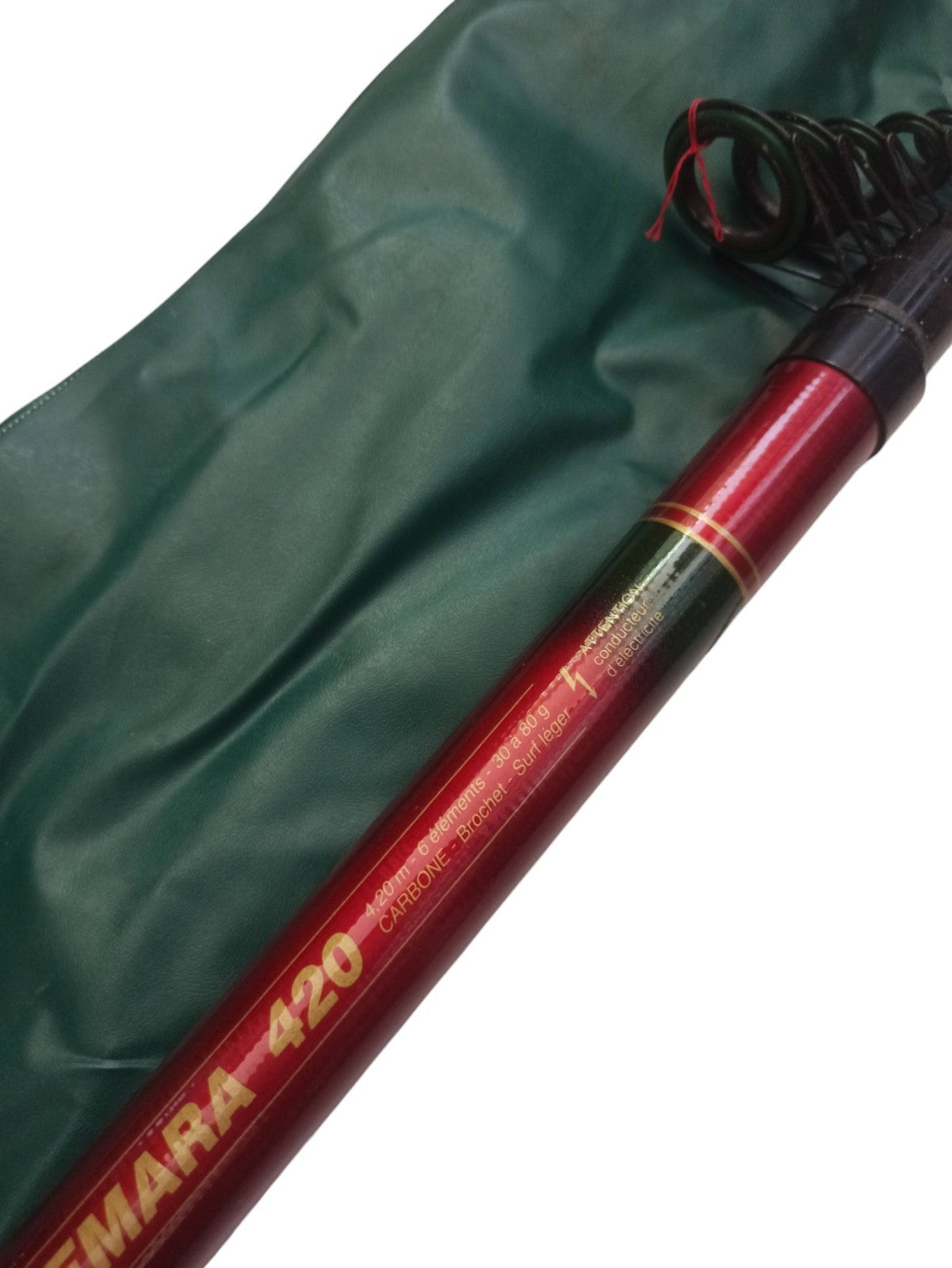 Canne à pêche vintage Mitchell Conemara 420 neuve avec housse d'origine