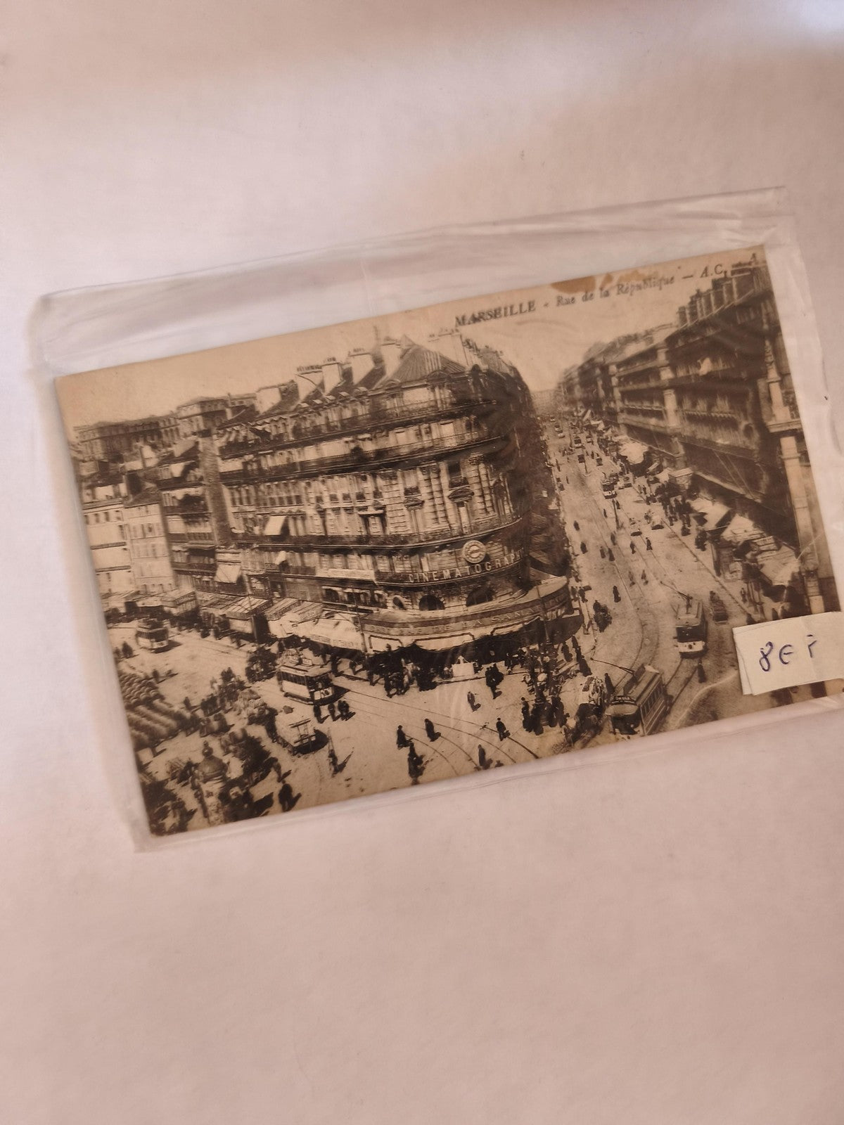 Carte postale ancienne vintage Marseille illustrée pour collectionneur rétro Fra