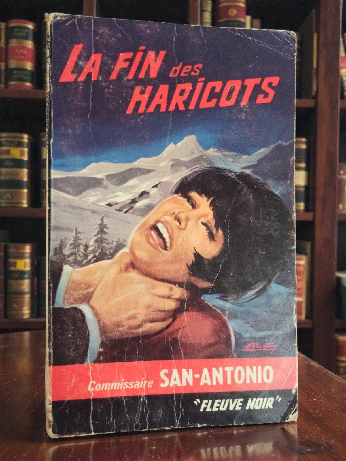 Livre poche San-Antonio La fin des haricots Fleuve Noir vintage polar ancien
