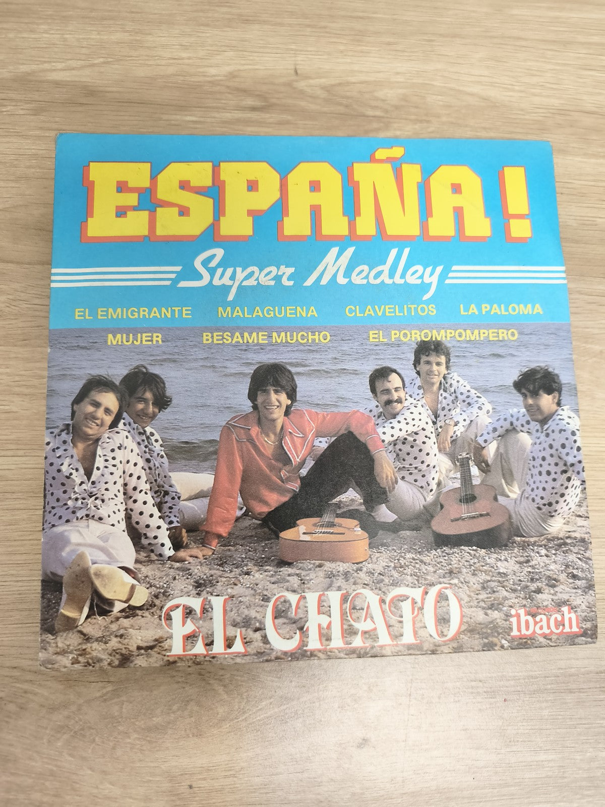 Vinyle 45 tours El Chato España Super Medley pochette couleur ibach (Ref 4)