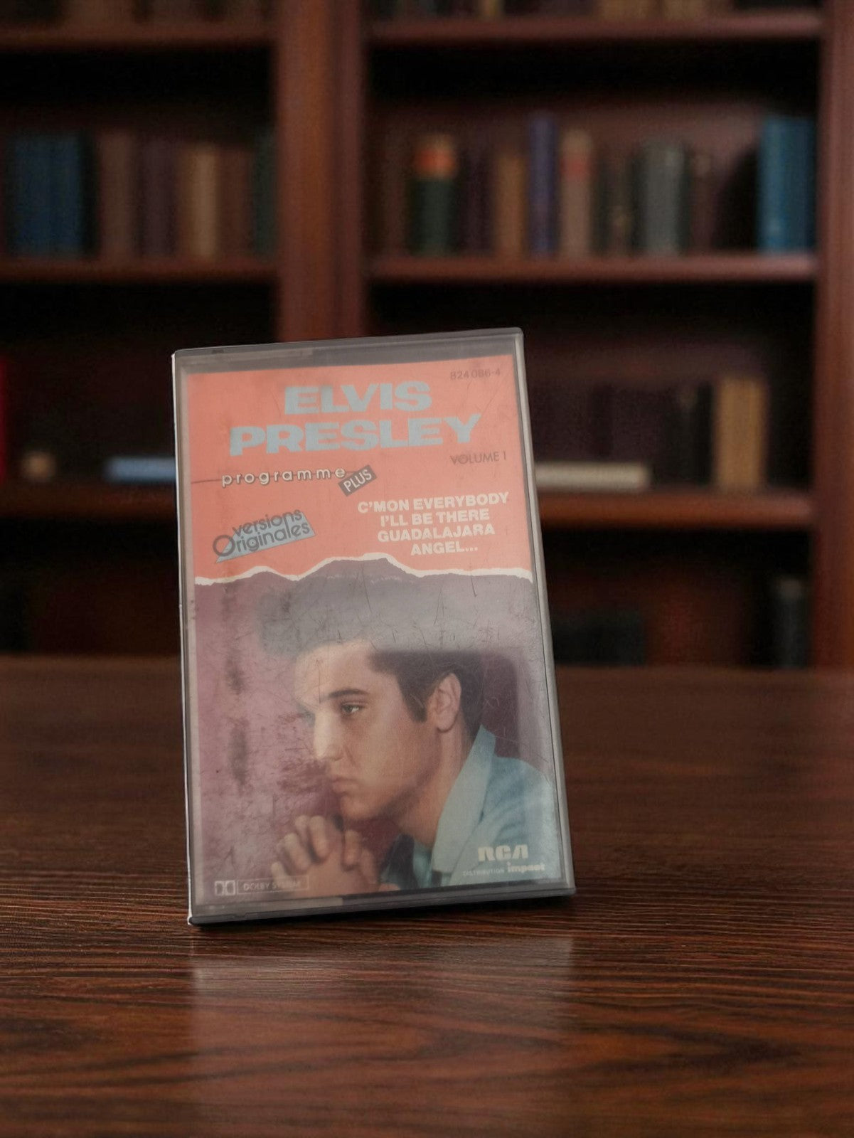 Cassette audio vintage Elvis Presley RCA programme plus années 80 rétro K7