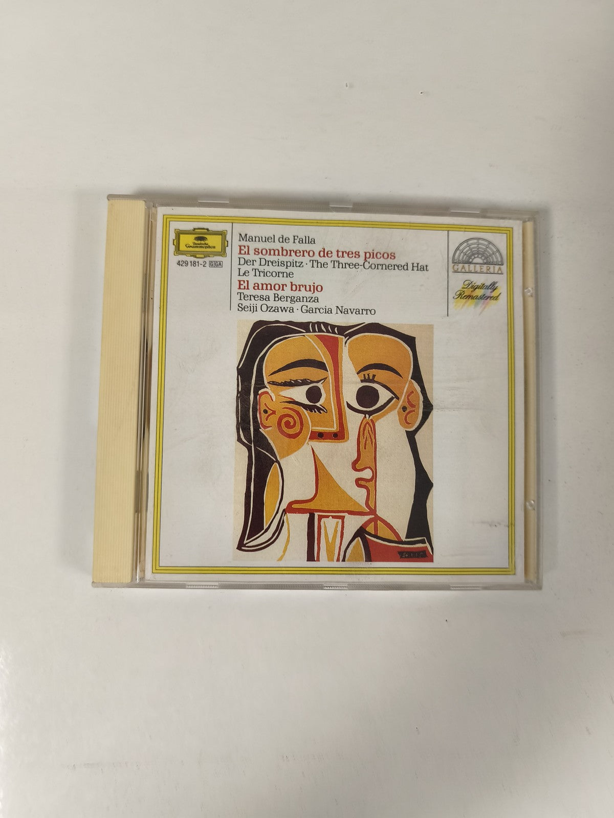 CD Manuel de Falla El sombrero de tres picos / El amor brujo Teresa Berganza