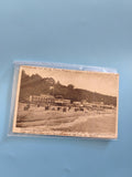 Carte postale ancienne italienne vintage époque coloniale avec timbre et oblitér