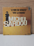 Vintage 45 tours ancien Michel Sardou disque vinyle rétro collection musique