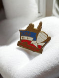 Pin's vintage OM 90-91 La Provençale badge rétro Olympique de Marseille football