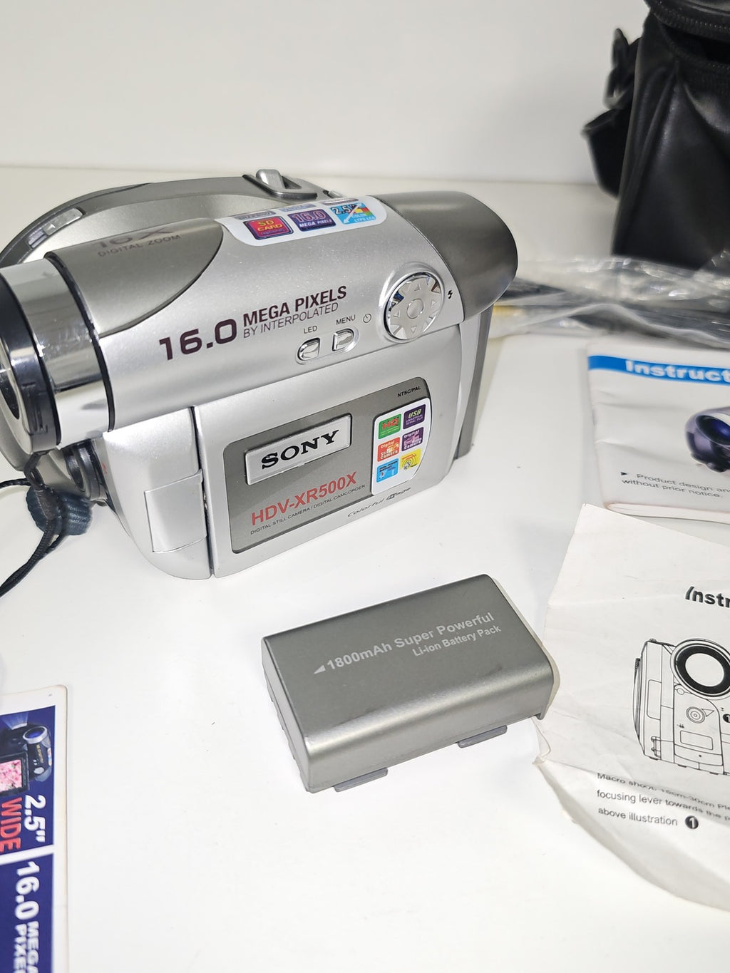 Caméscope Sony HDV-XR500X 16MP Full HD - Lecteur vidéo numérique, sans câbles