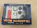 Radio de poche vintage Klervox TR-06 années 80 récepteur FM stéréo rétro