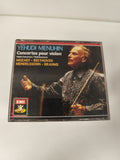 CD Yehudi Menuhin Concertos pour violon Mozart Beethoven Mendelssohn Brahms EMI