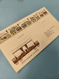 Enveloppe FDC premier jour d?émission timbres train Manchester 1980 souvenir