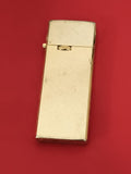 Briquet ancien doré à motif guilloché, vintage, allumeur de poche rétro