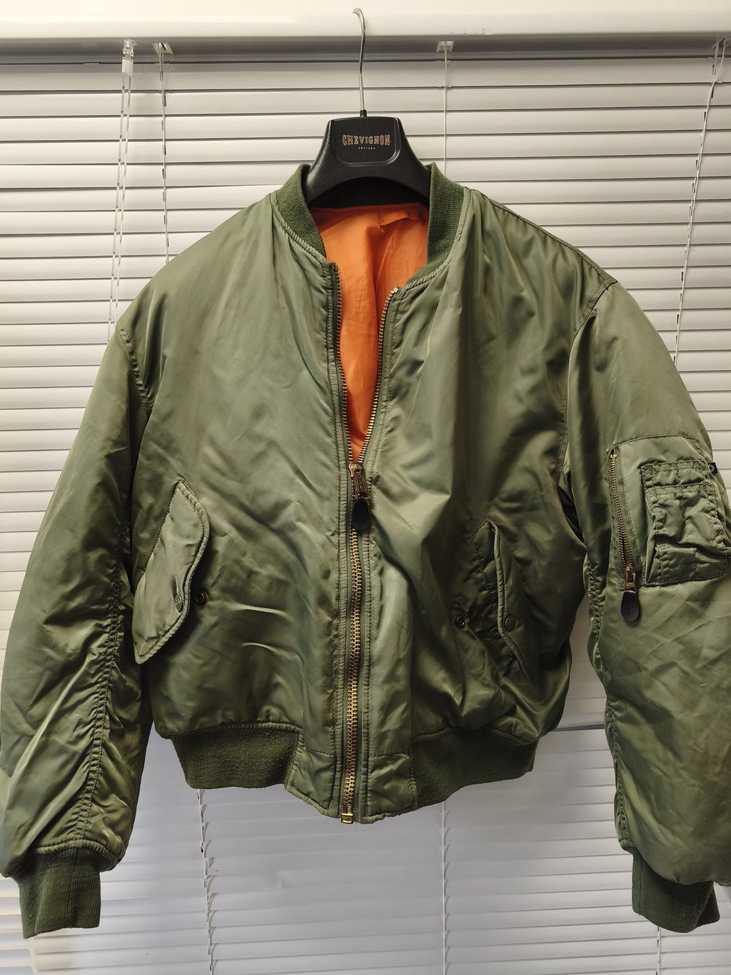 Vintage blouson bombers ancien USA rétro veste aviateur authentique collection