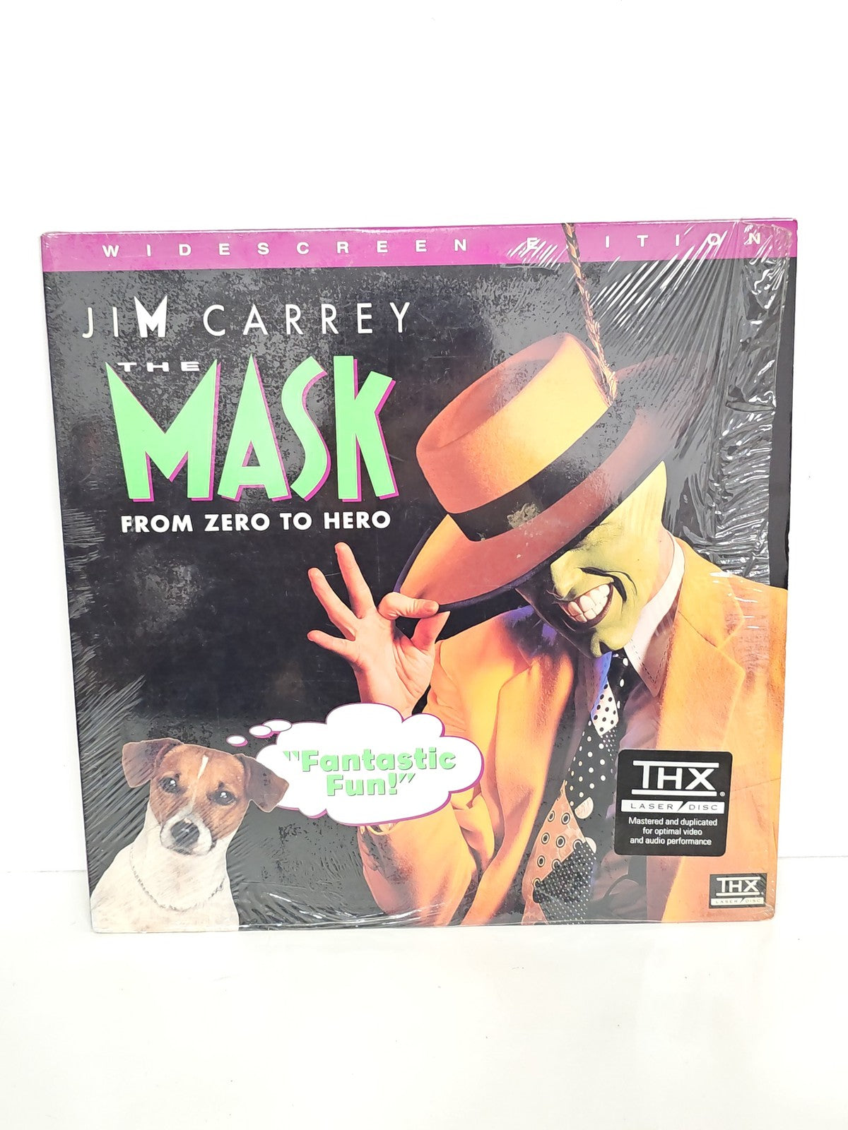 Laserdisc The Mask film comédie Jim Carrey support vidéo grand format occasion